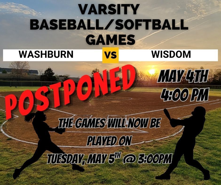 baseball/softball postponed