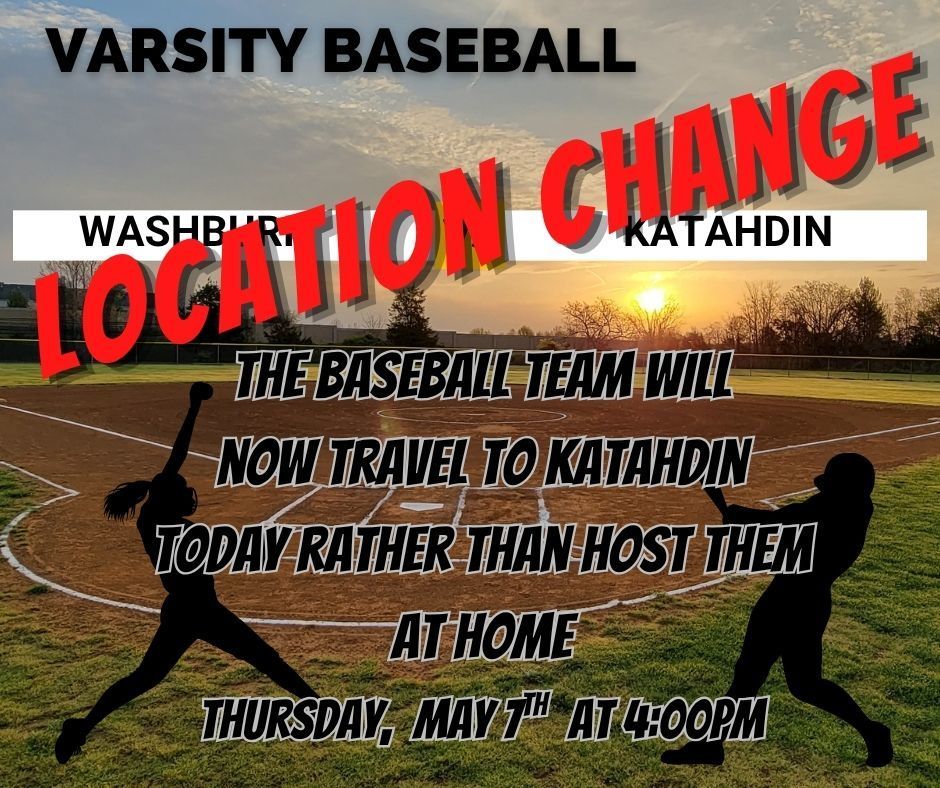 location change baseball game