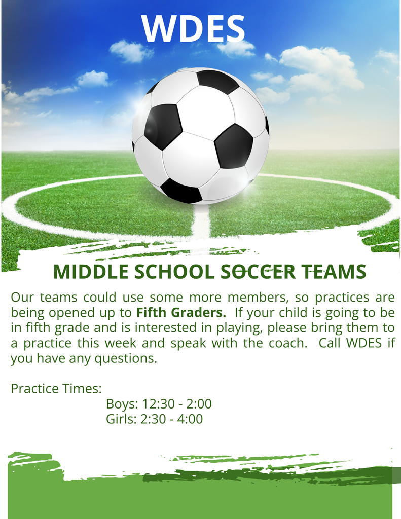 blue and green with a soccer ball - talking about practices