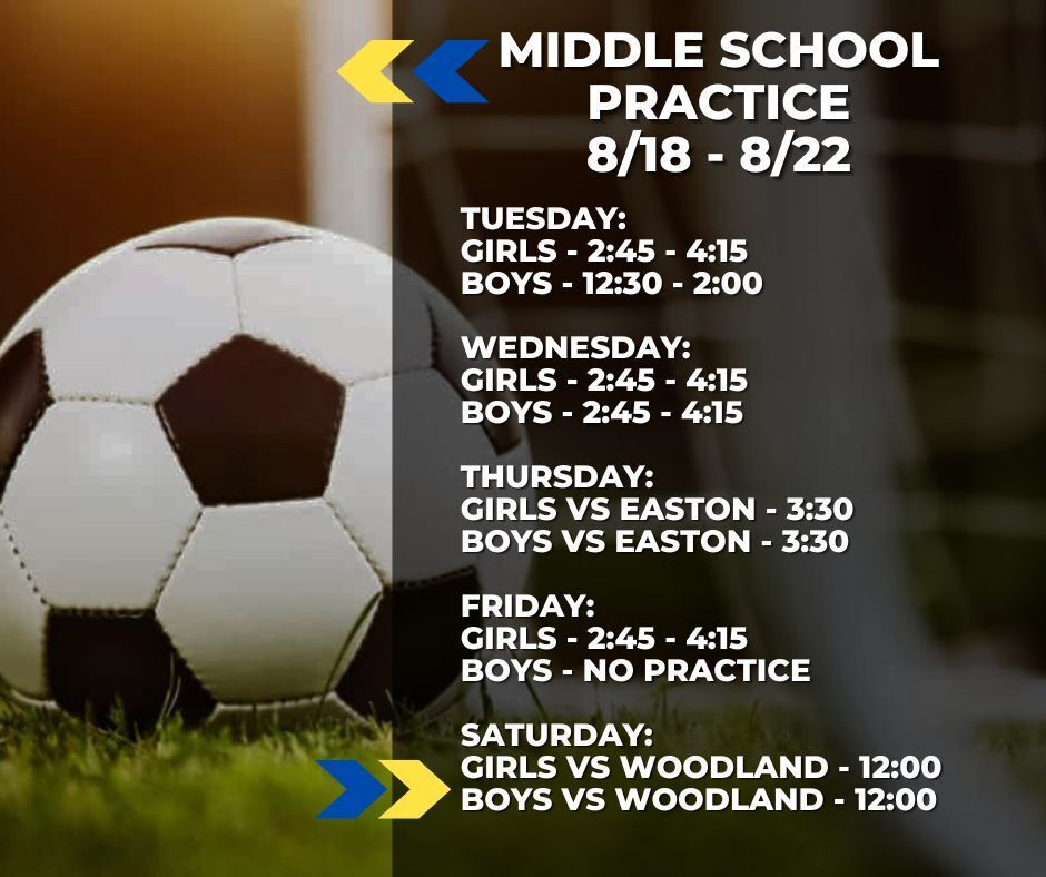 ms soccer practices