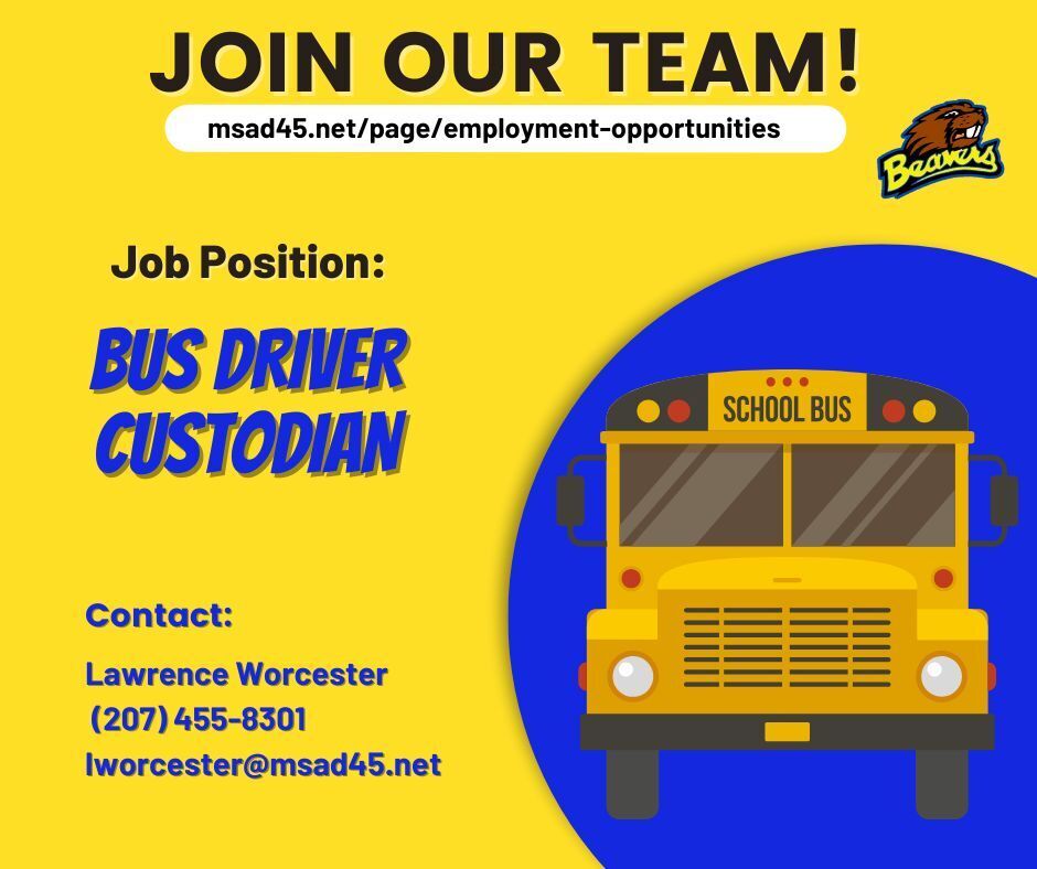 bus driver/custodian position