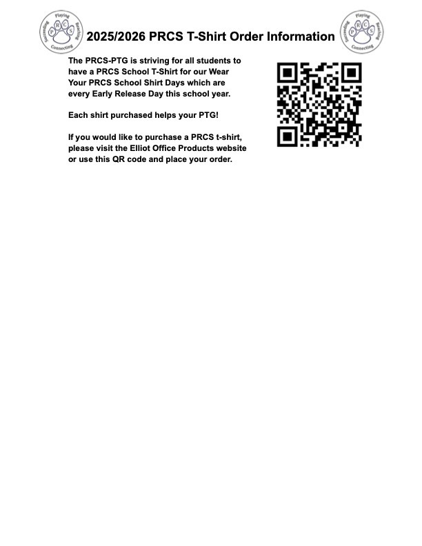 PRCS T-Shirt Information