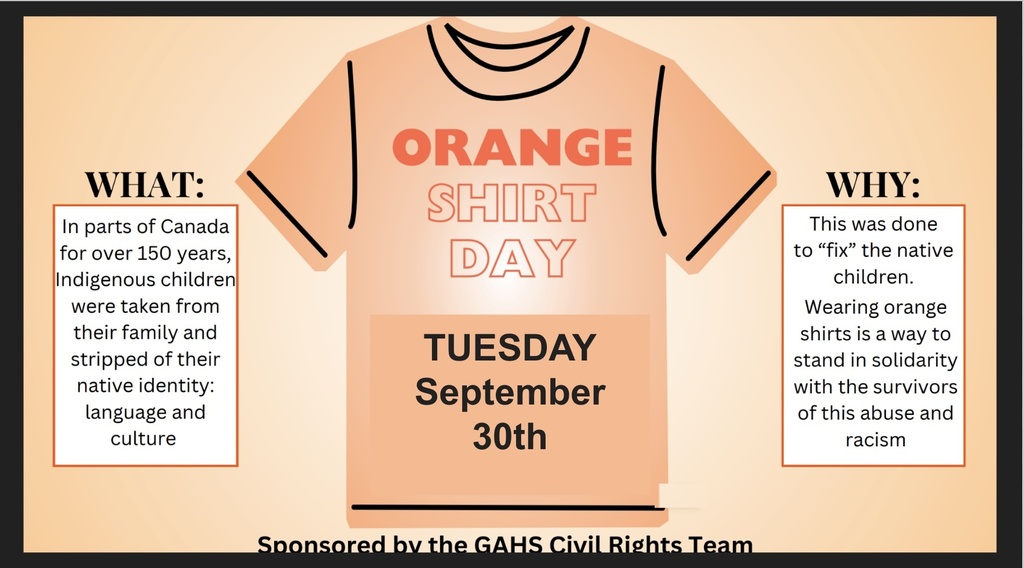 Orange shirt