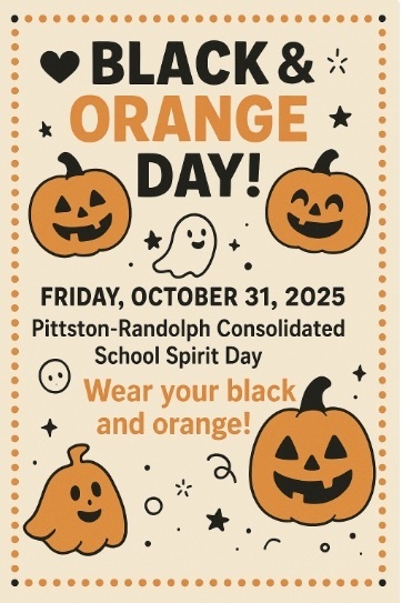 Black and Orange Day 10/31/2025