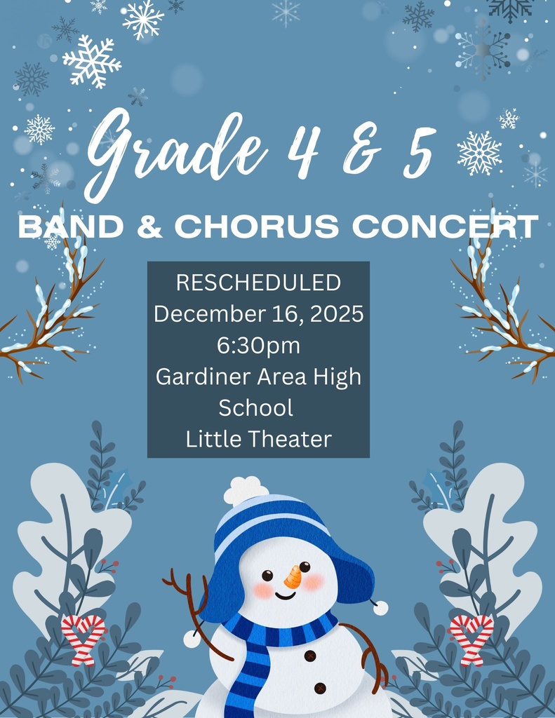 2025 band and chorus reschudule