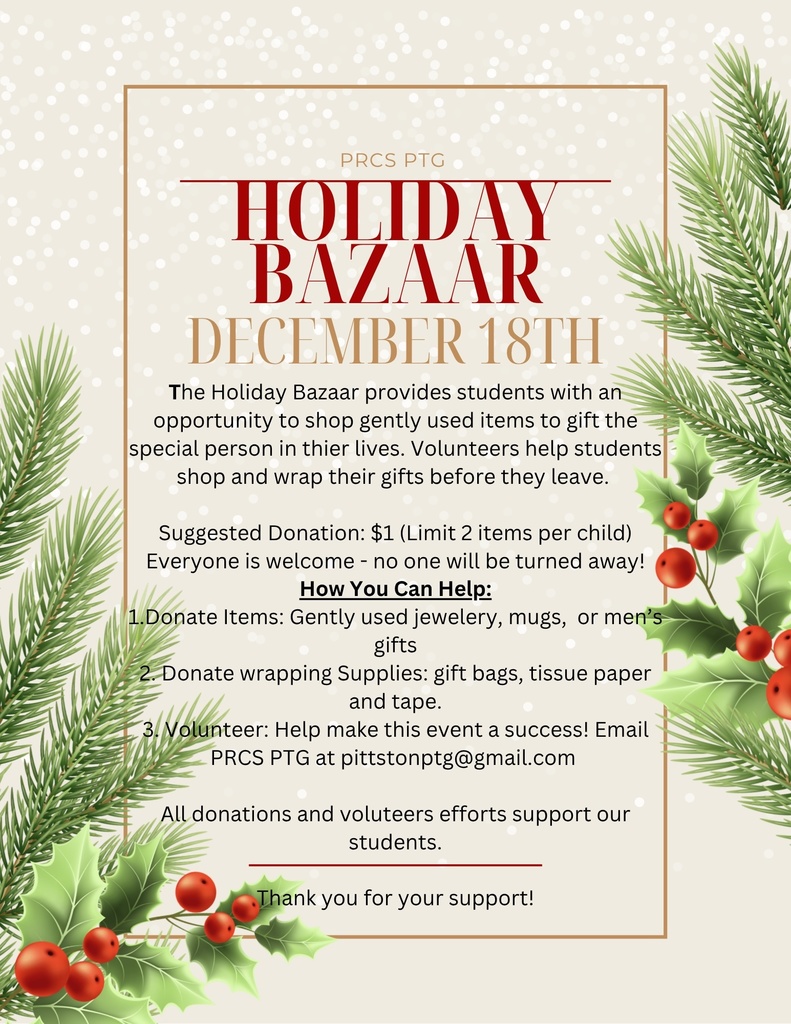 2025 Holiday Bazaar