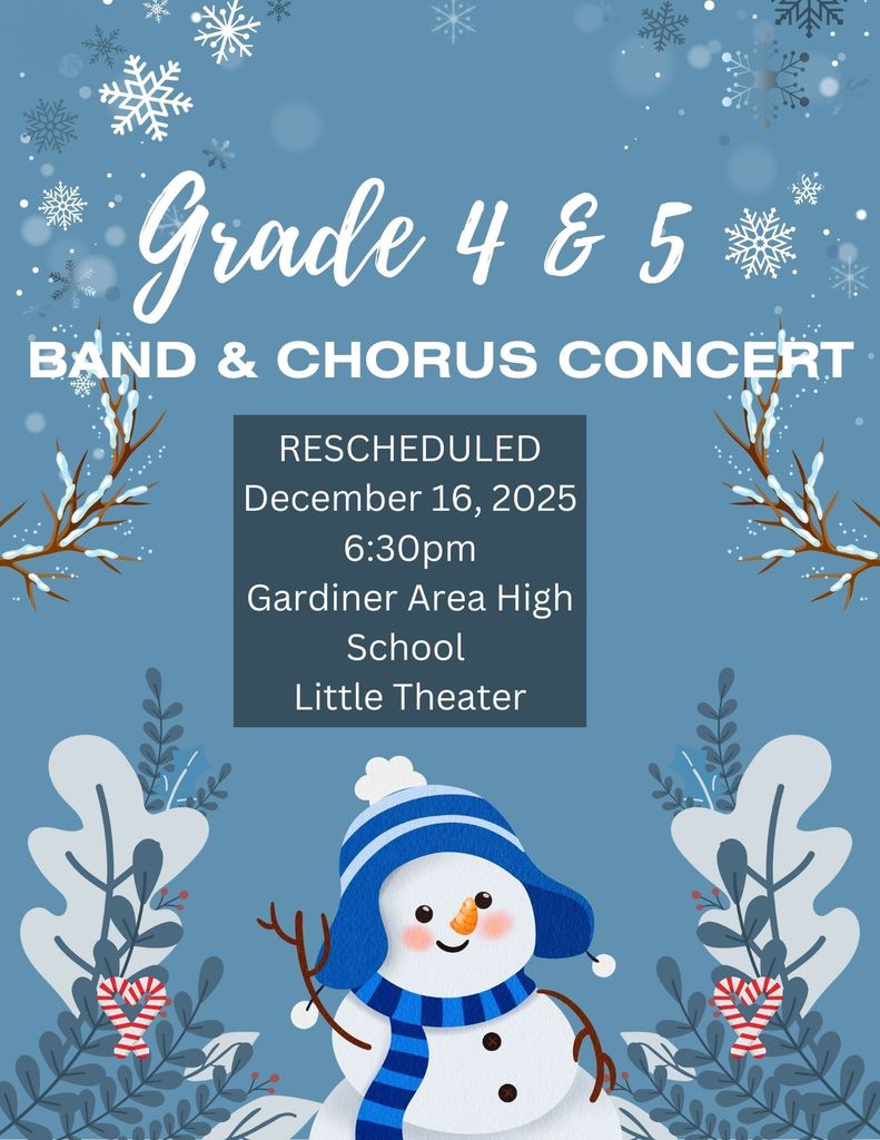 2025 band and chorus reschudule
