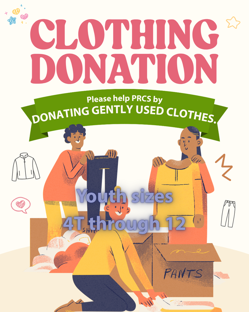 Donations needed of clothing 4t-Y12