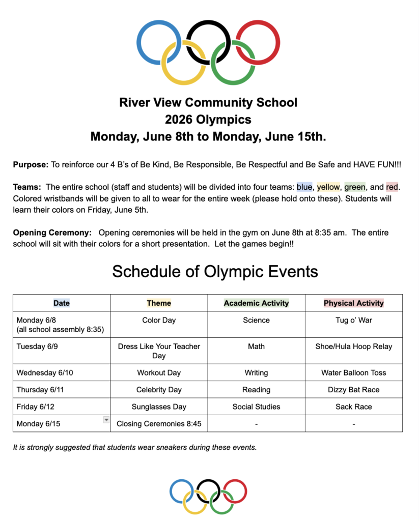 RVCS Olympics