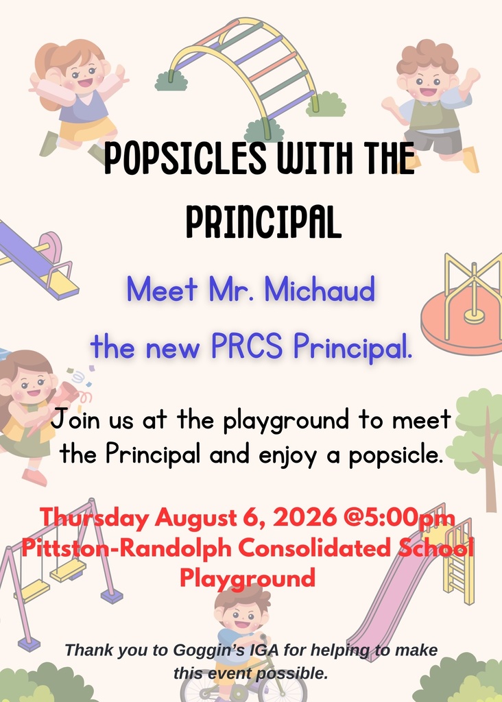 Popsicles with the Principal
