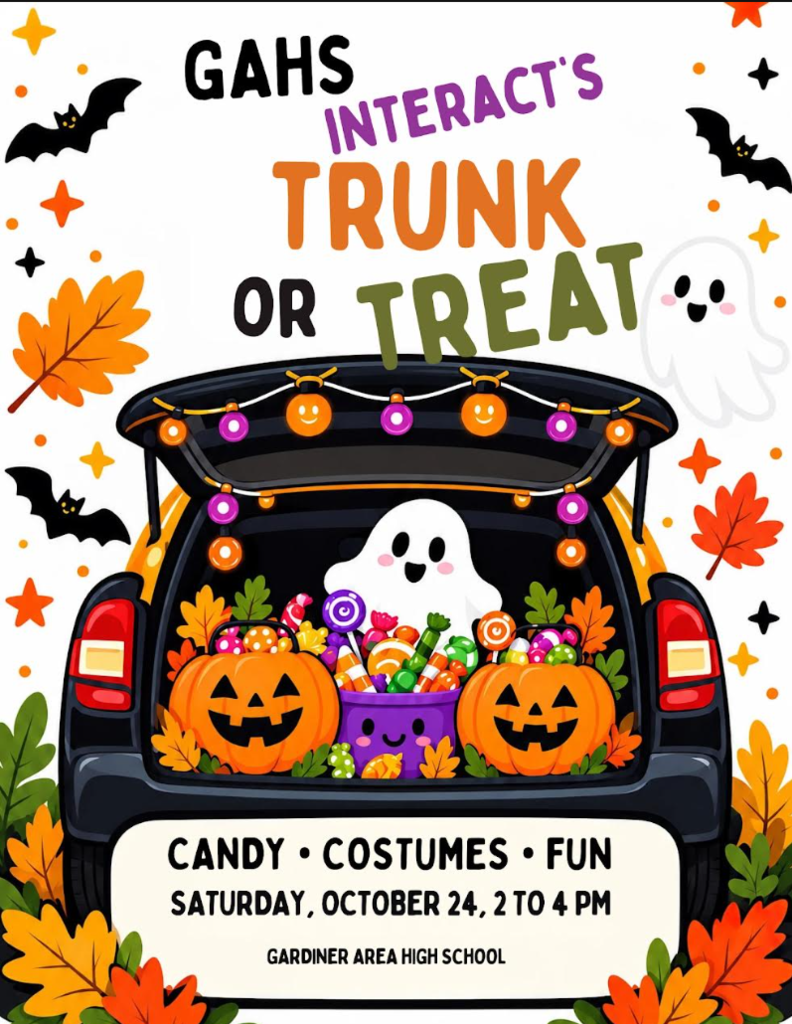 GAHS Interact's Trunk or Treat Saturday, Oct 24, 2026 from 2pm to 4pm