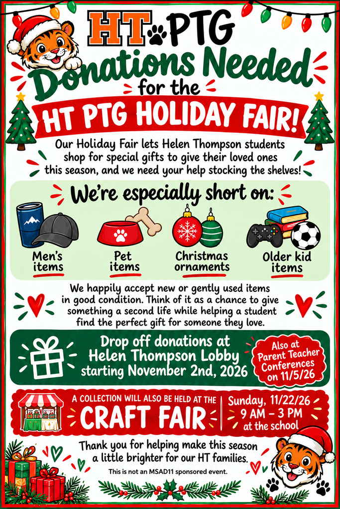 Donations for HT flyer