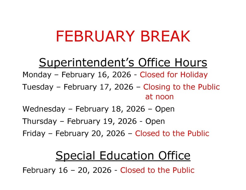 February Break Office Hours