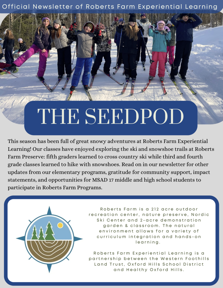 The Seedpod-Roberts Farm Newsletter