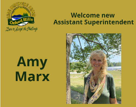 Meet Amy Marx, the newly appointed assistant superintendent of the Oxford Hills School District