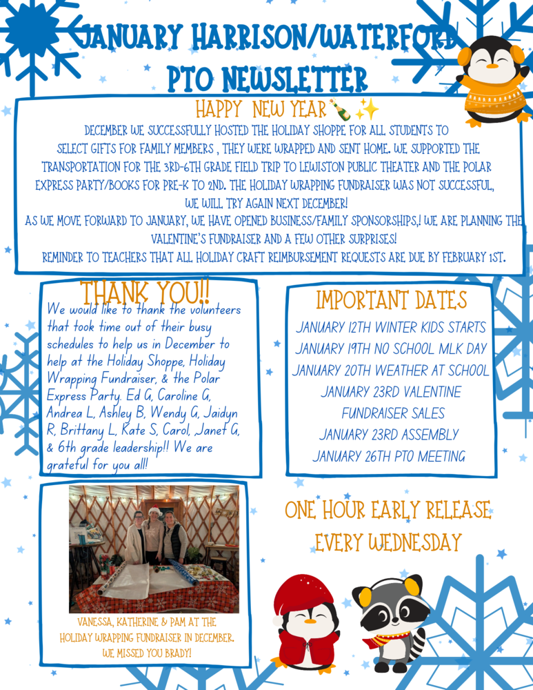 PTO January Newsletter