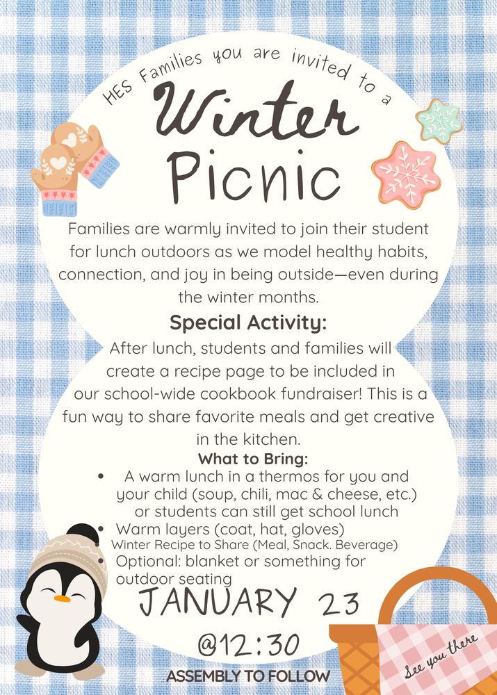Winter KIds Winter Picnic!