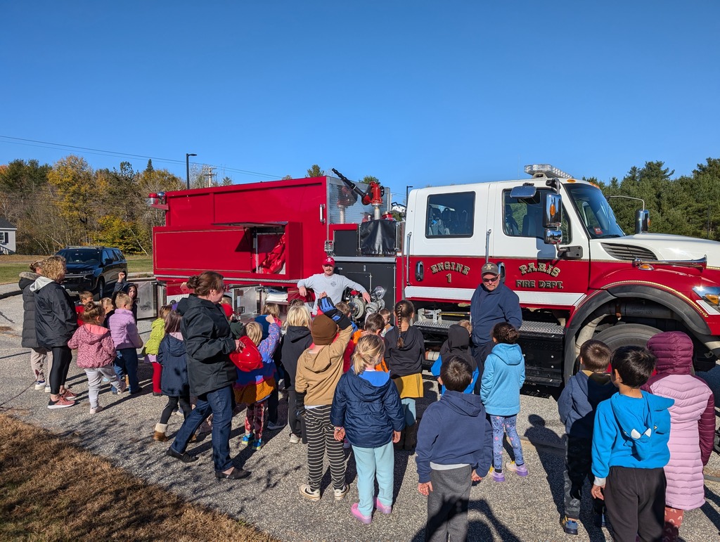 Kindergarten visits with Paris Fire Department