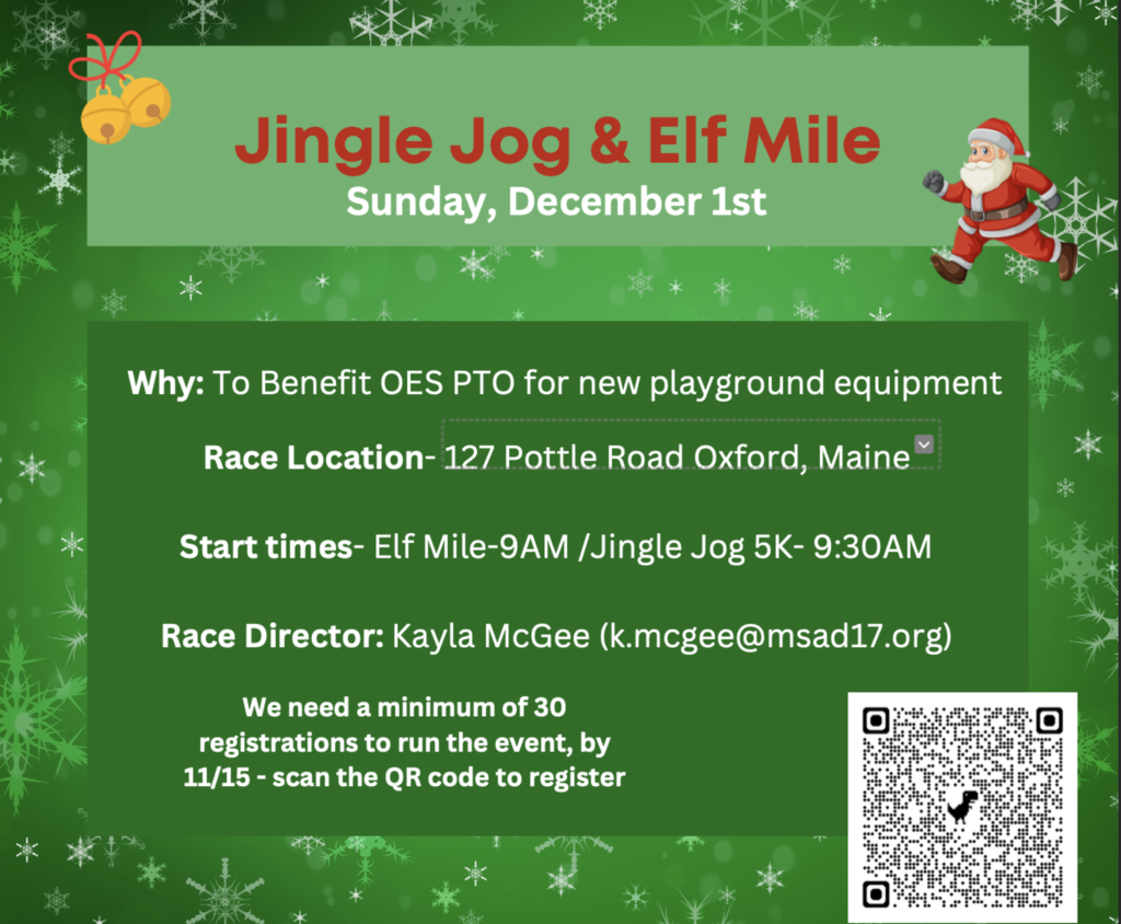 flyer for Running Event