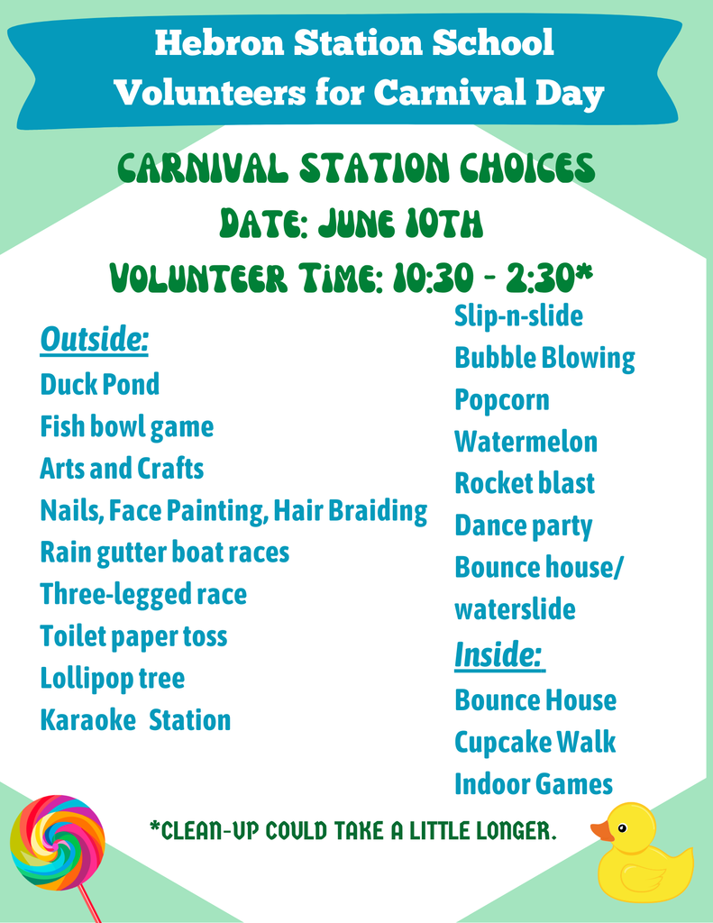 Carnival day flyer