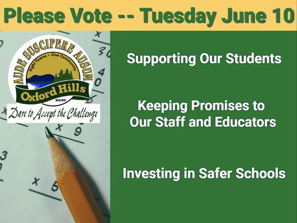 flyer for June 10 election day