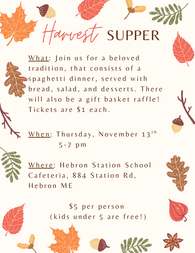 Harvest Supper