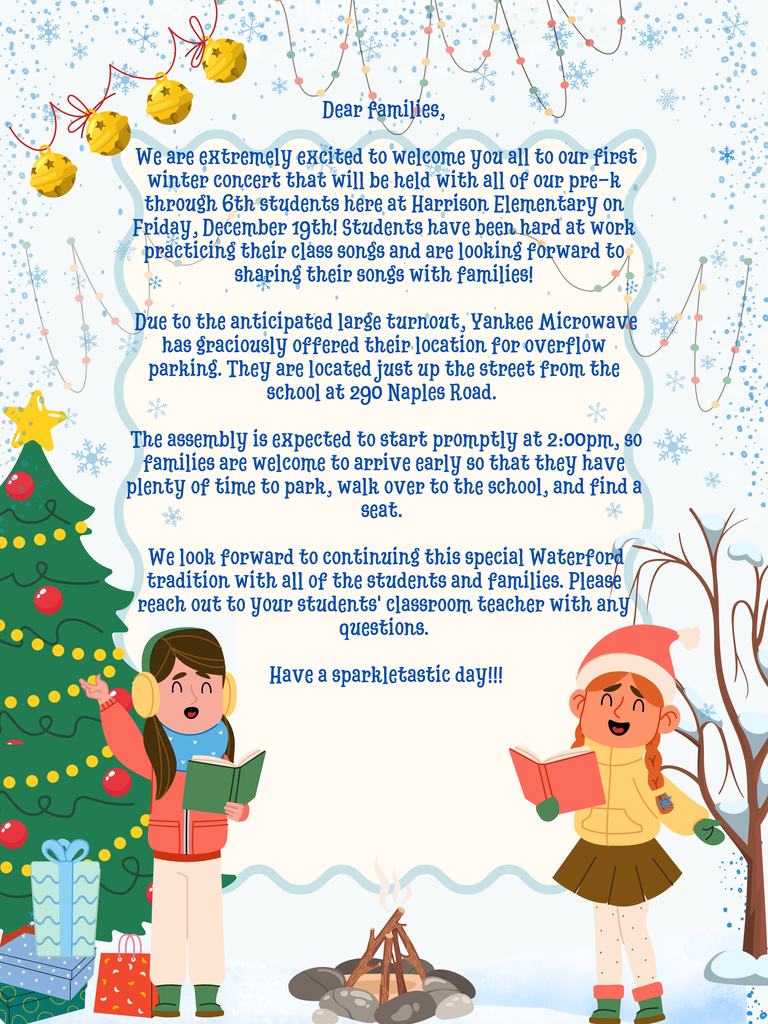 Winter Concert information