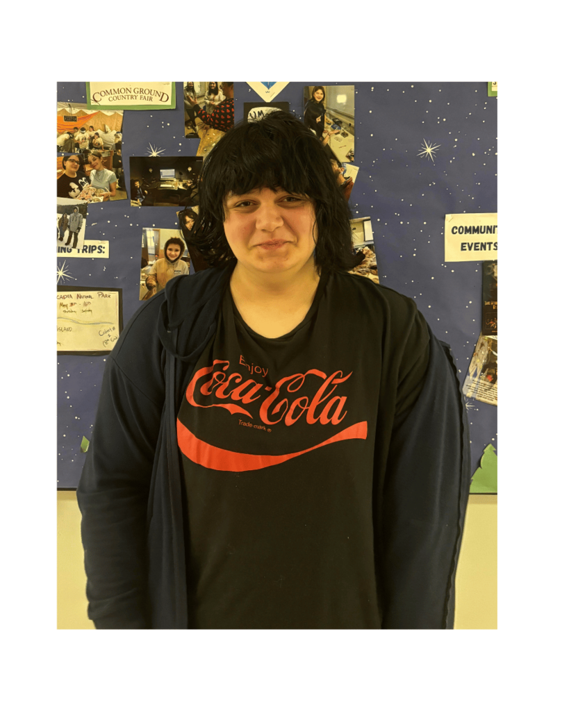 Student posing for picture