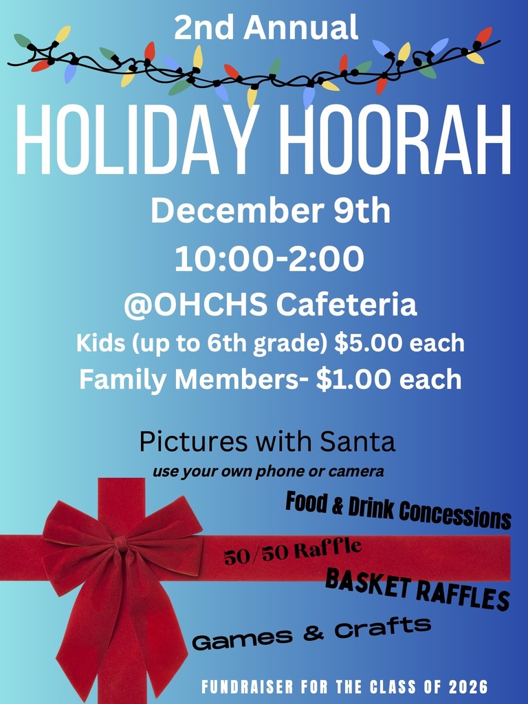Holiday Hoorah flyer
