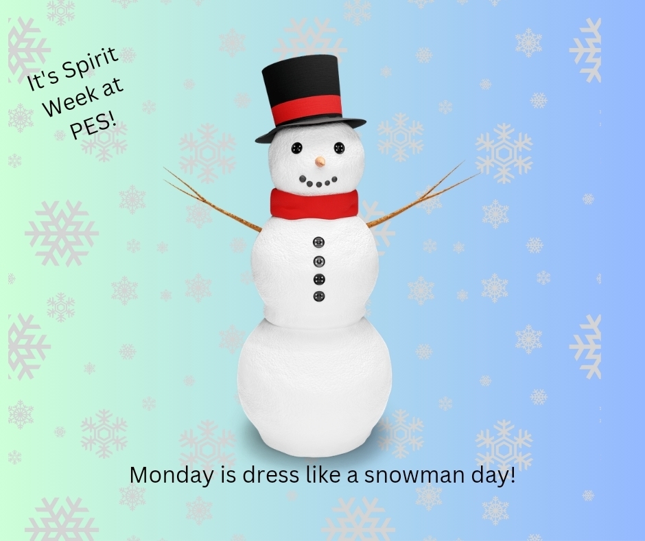 Dress like a snowman!
