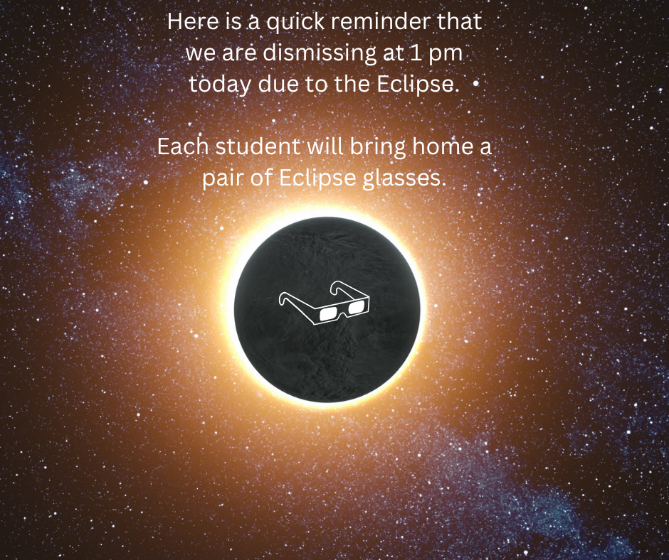 Eclipse Release at 1 pm