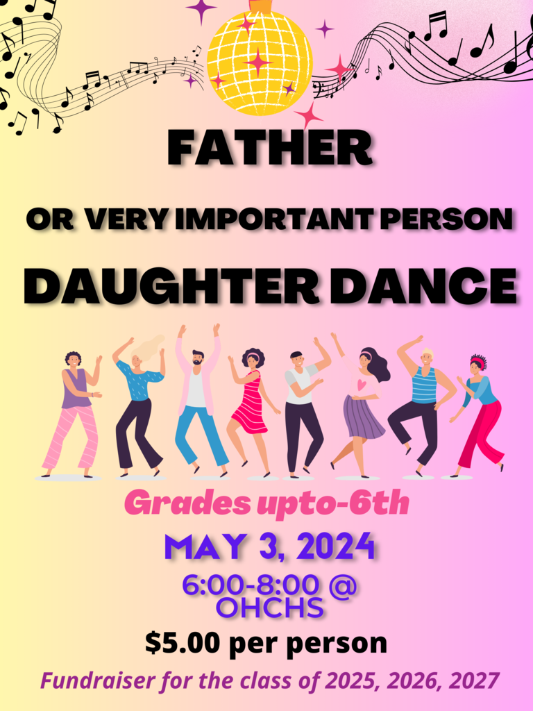 Father/VIP - Daughter Dance May 3rd