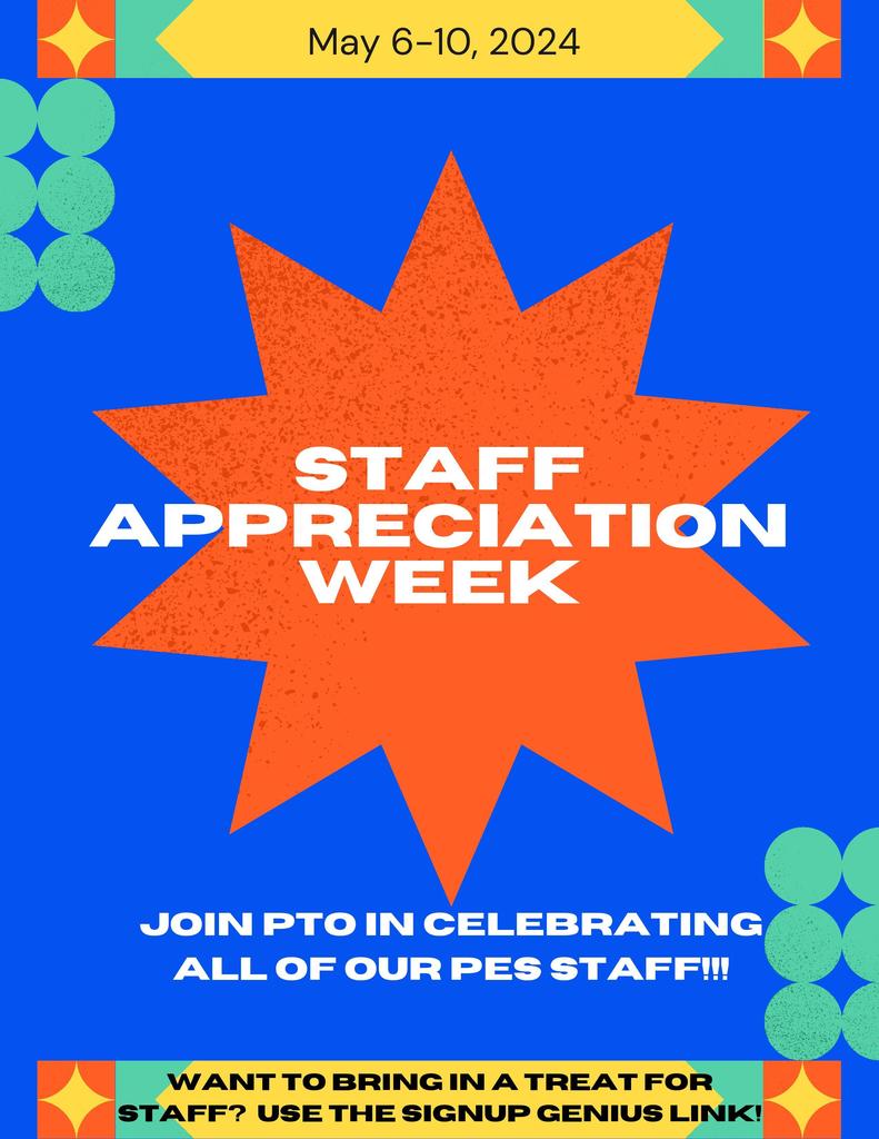 Staff Appreciation Flyer with PTO
