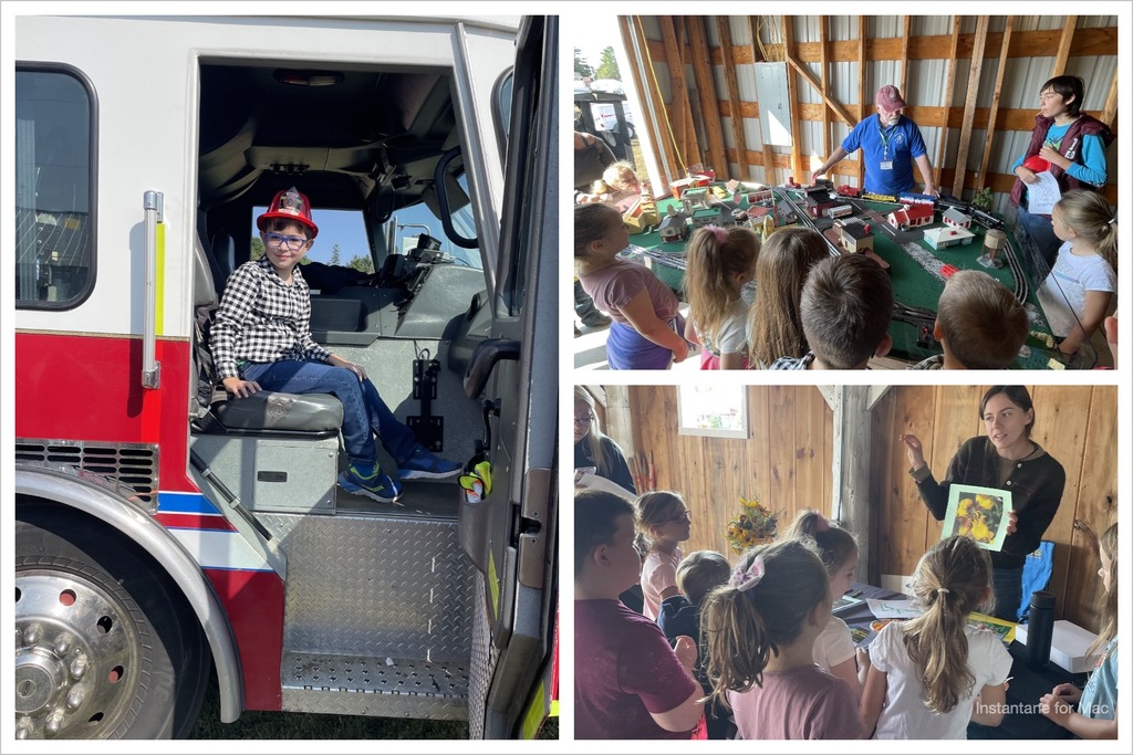 PICTURES OF FIRST GRADERS AT THE FAIR