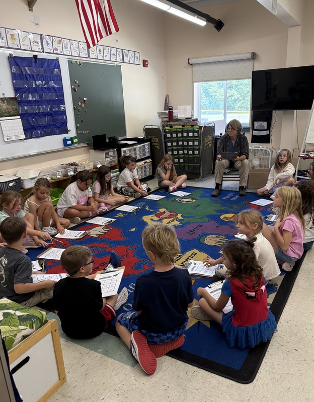 Otisfield Elementary class community at work