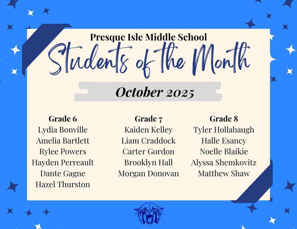 October Student of the Month