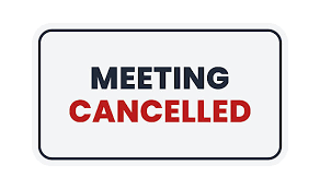 meeting canceled