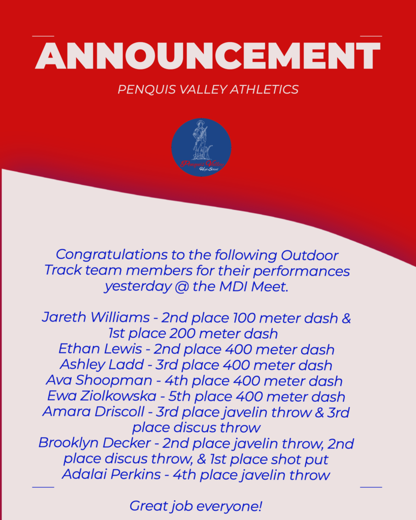 Outdoor Track Results
