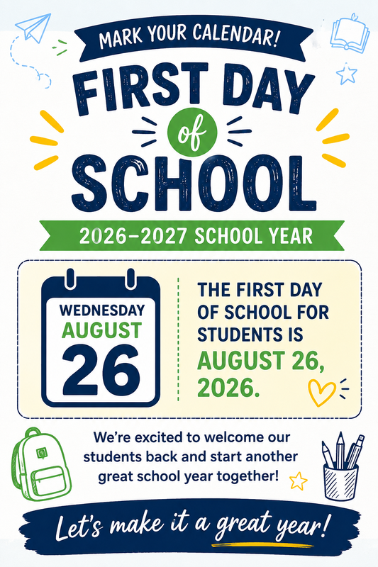 First day of school