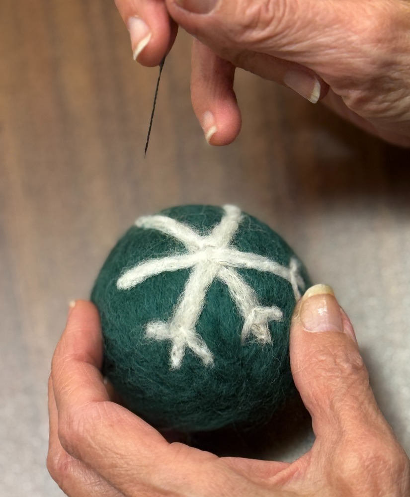 Felt your own holiday ornament! 