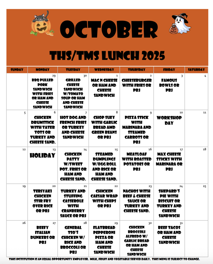 October Lunches
