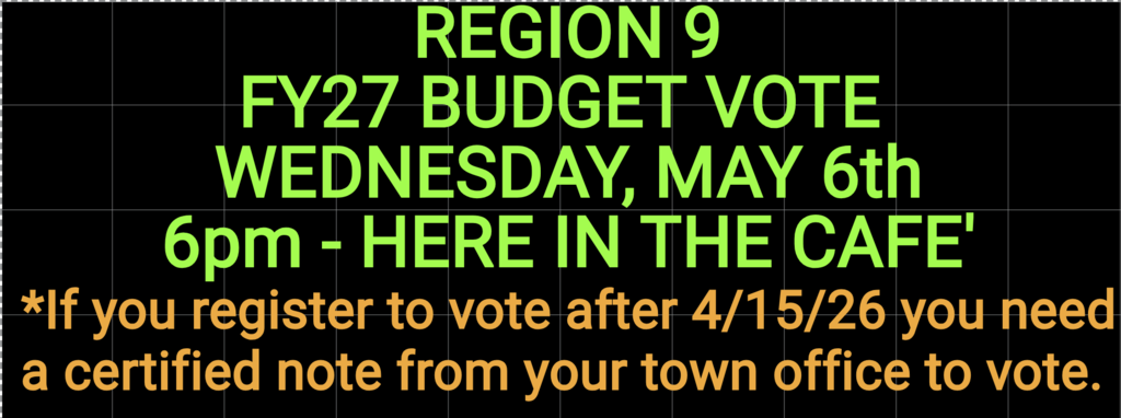 Region 9 Budget Vote Information
