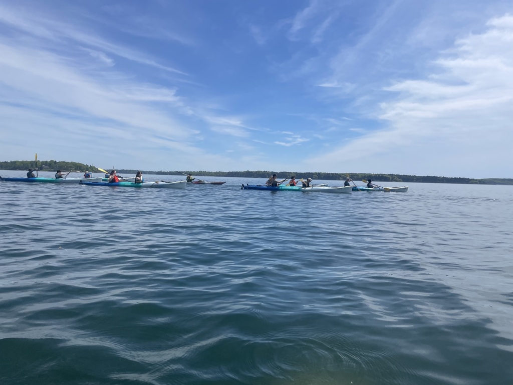 Headed out into open waters