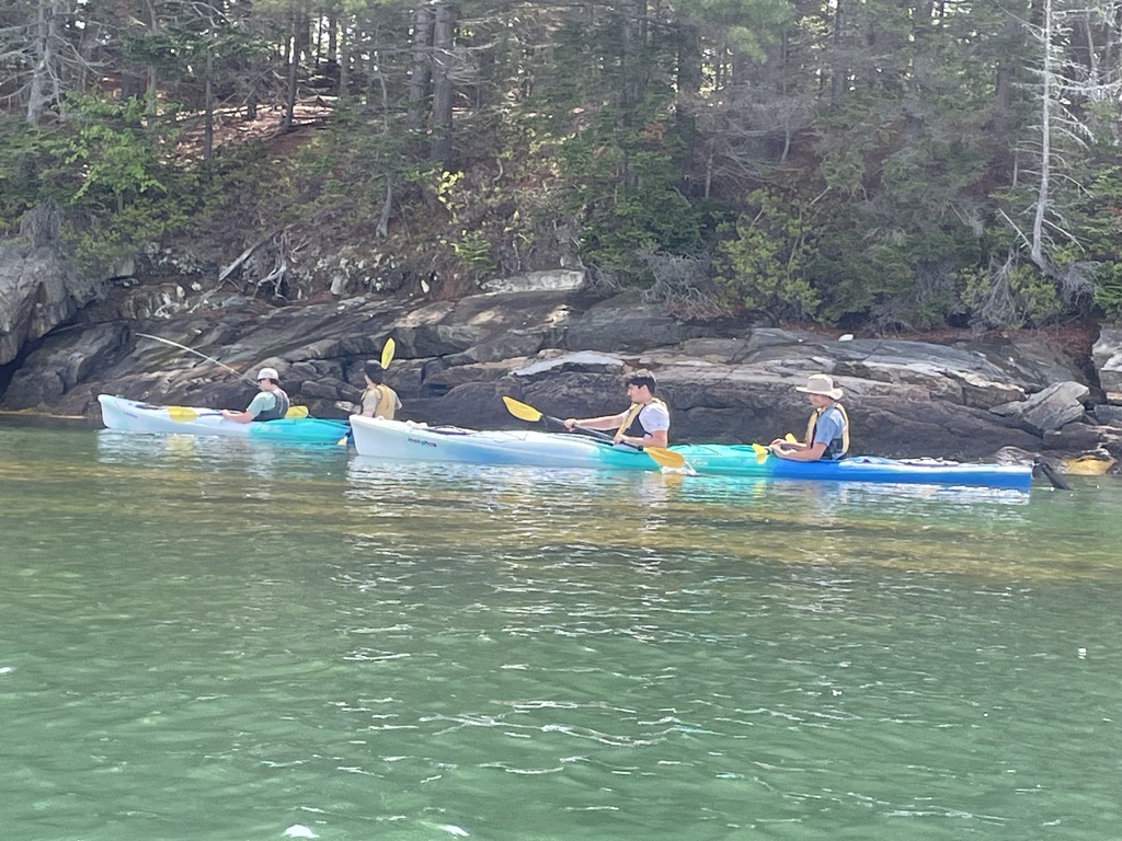 More students paddling