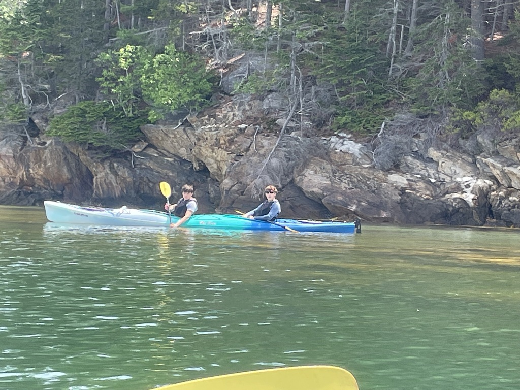 Students Paddling