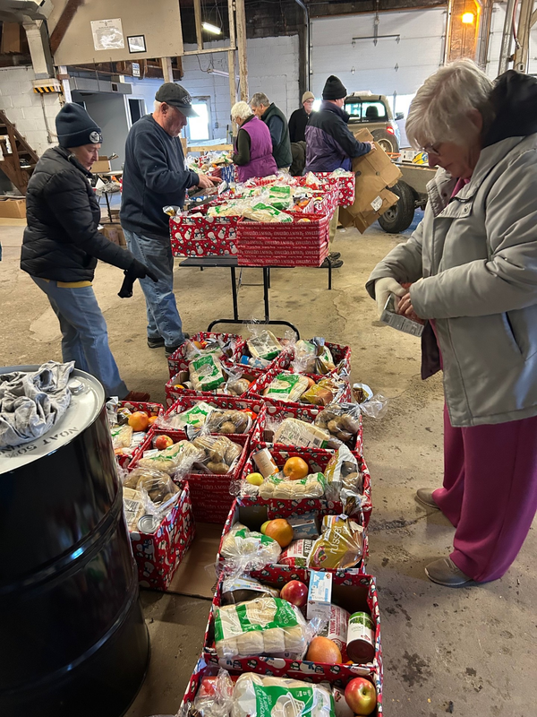 Holiday Meal Box Assembly Line