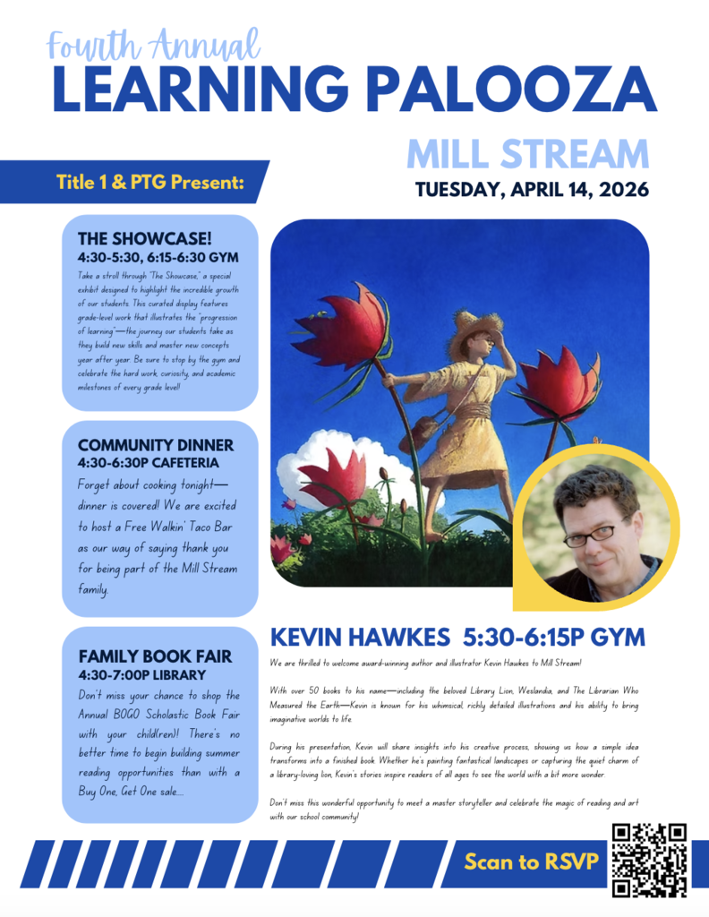 Informative flyer about school event.