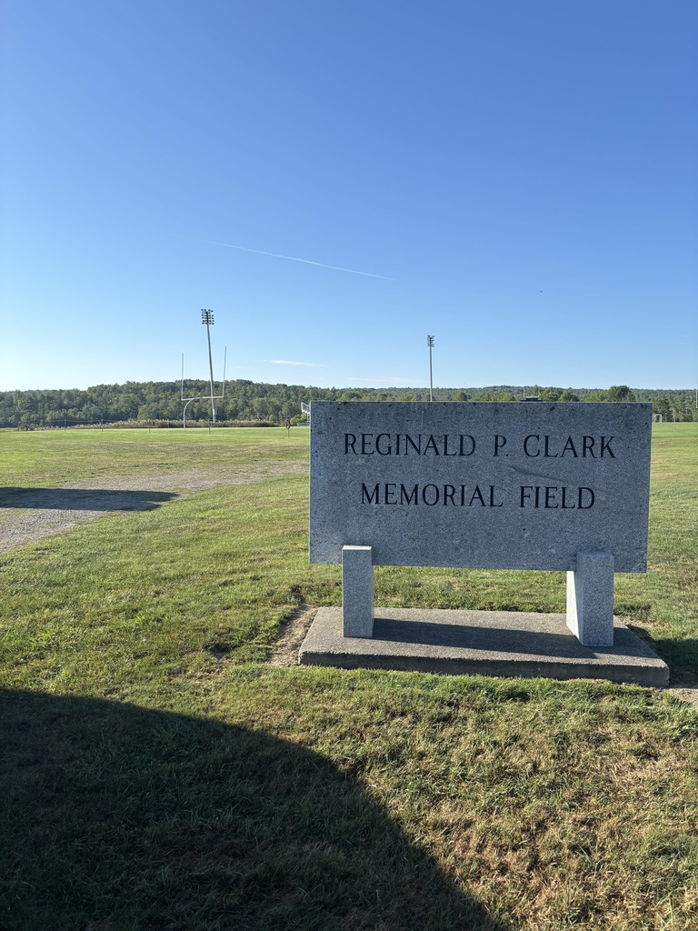 Image of Reginald P. Clark Memorial Field sign