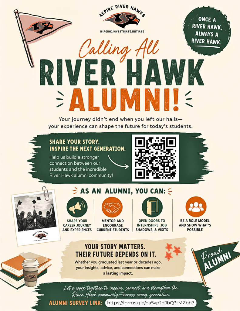 River Hawk Alumni QR Code/Flyer