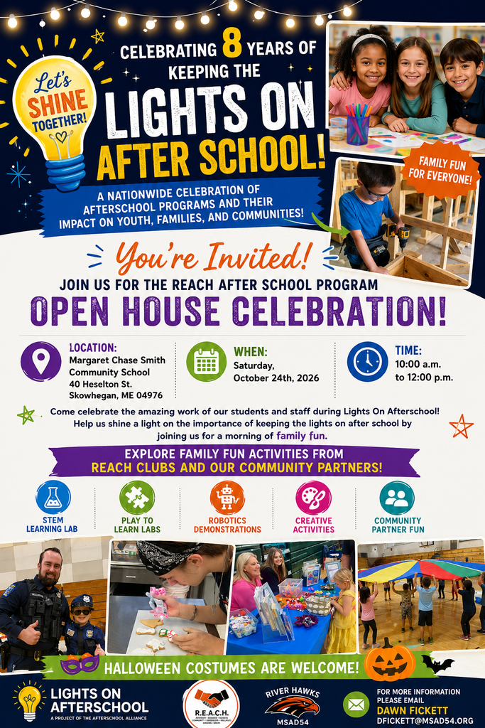 Lights On After School Open House flyer